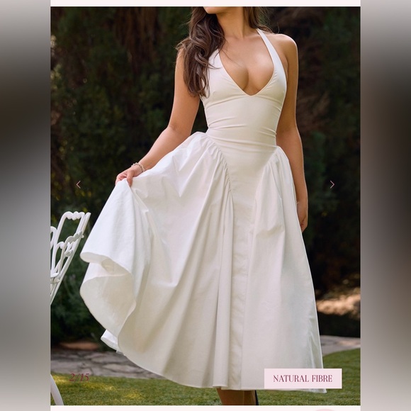 House of CB Dresses & Skirts - House of CB White Halter Dress